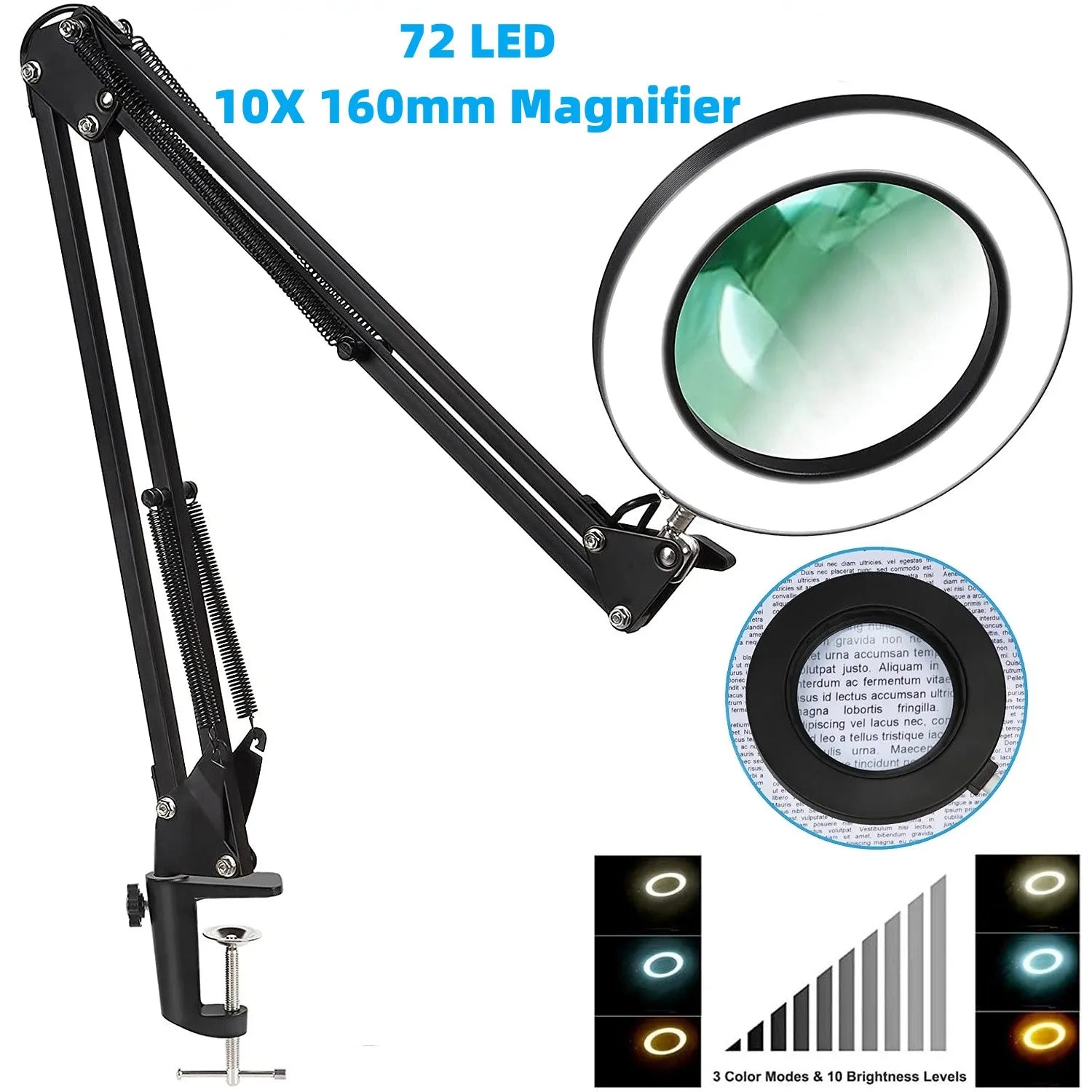 USB Illuminated LED Magnifying Glass