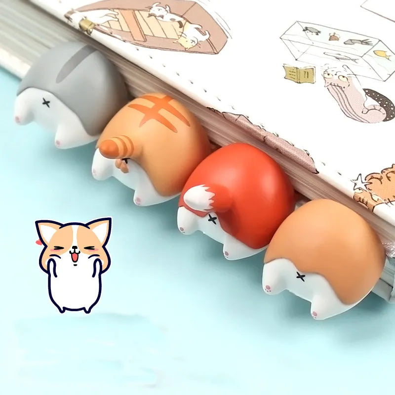 Cat Dog Hamster Fox Bookmarks