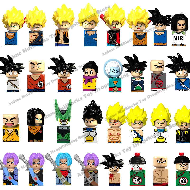 Dragon Ball Z Mini Action Toy Figures Set for Kids