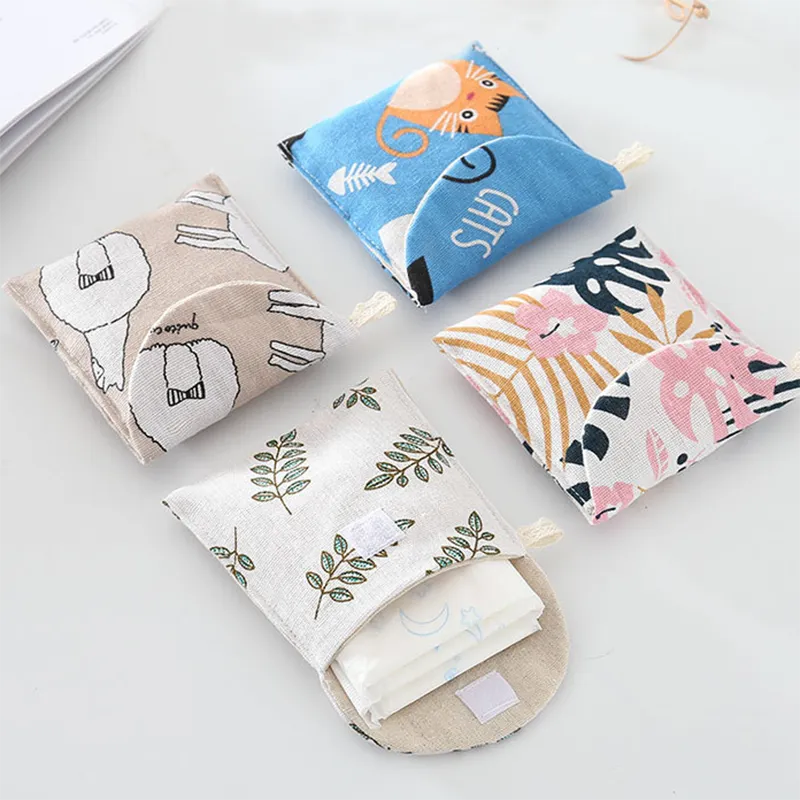 Cute Coin Card Sanitary Pad