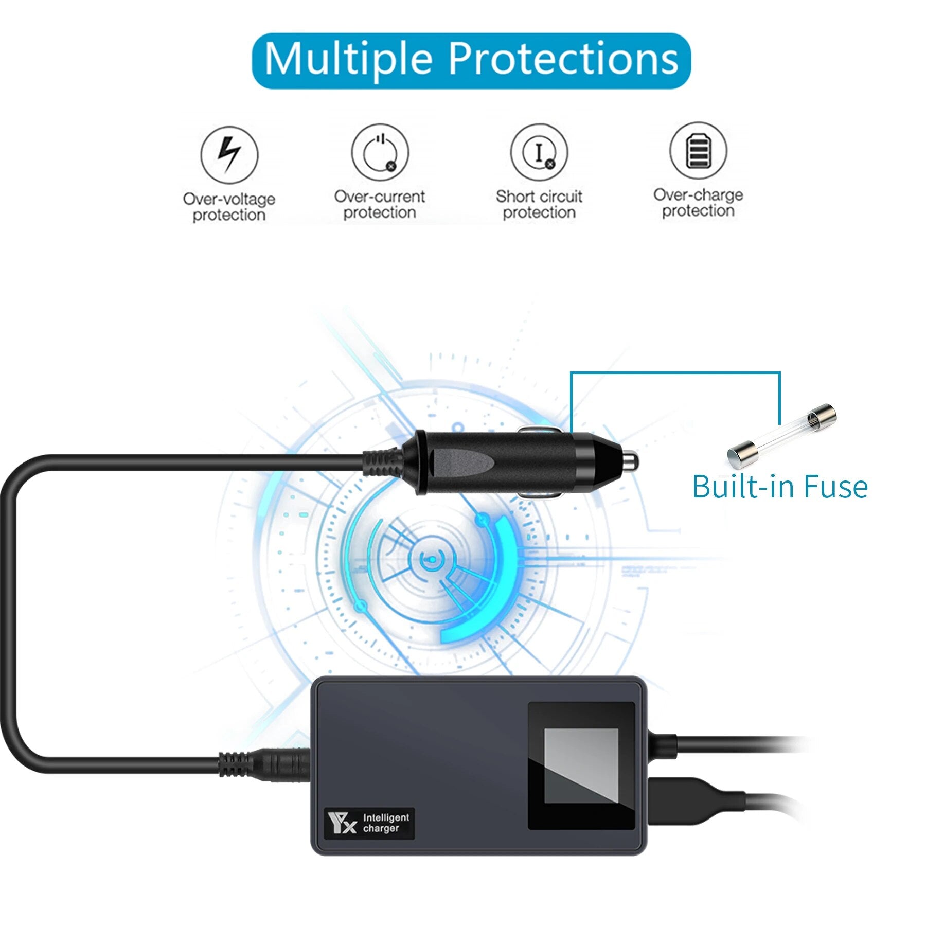 Digital Display Charger For Battery