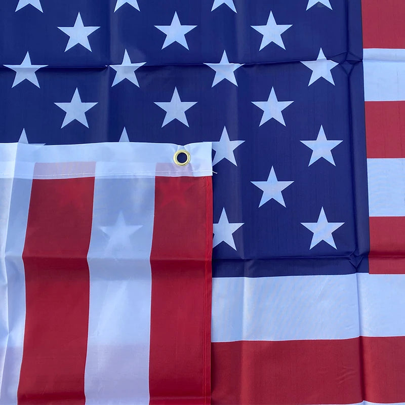 Double Sided Printed Polyester USA Flag