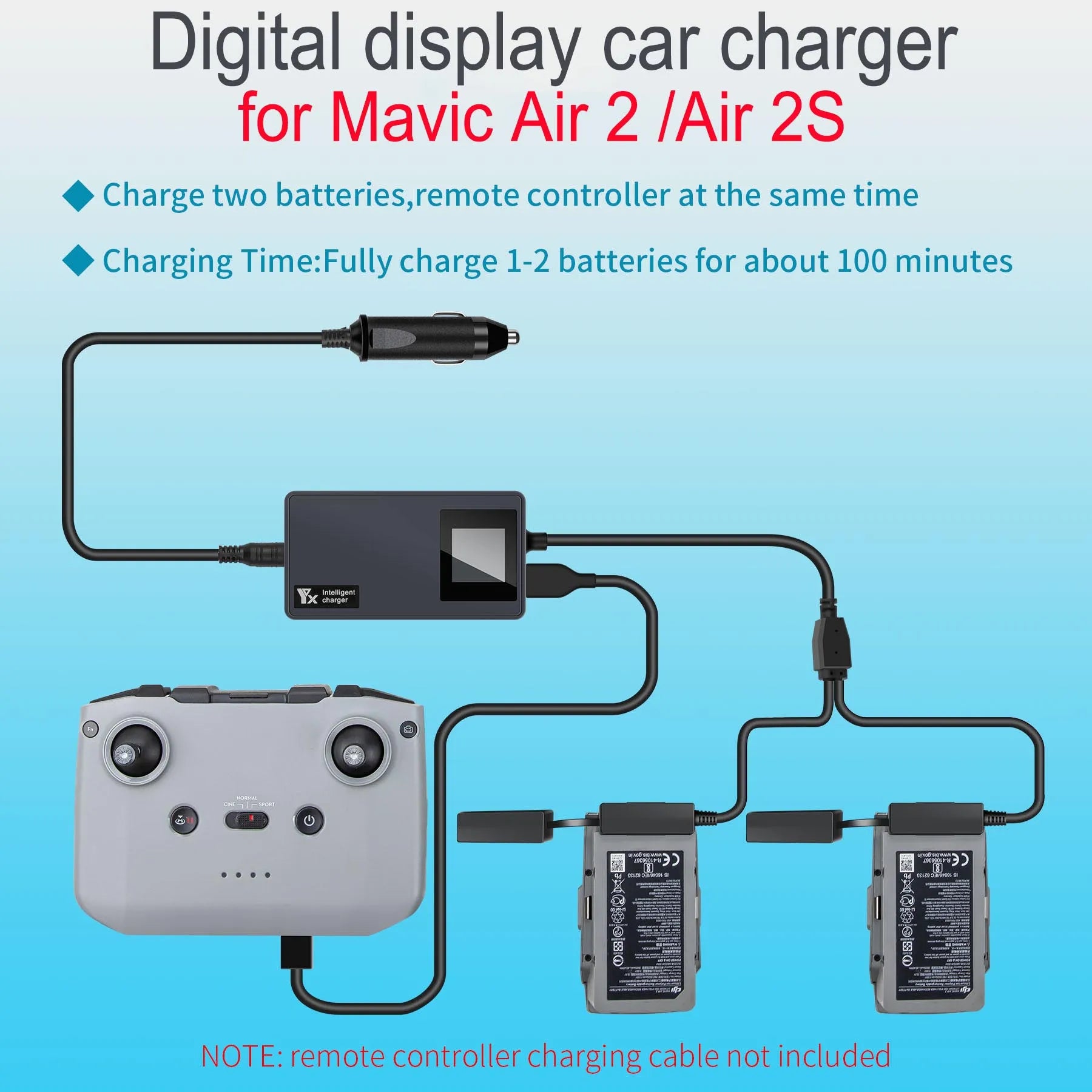 Digital Display Charger For Battery