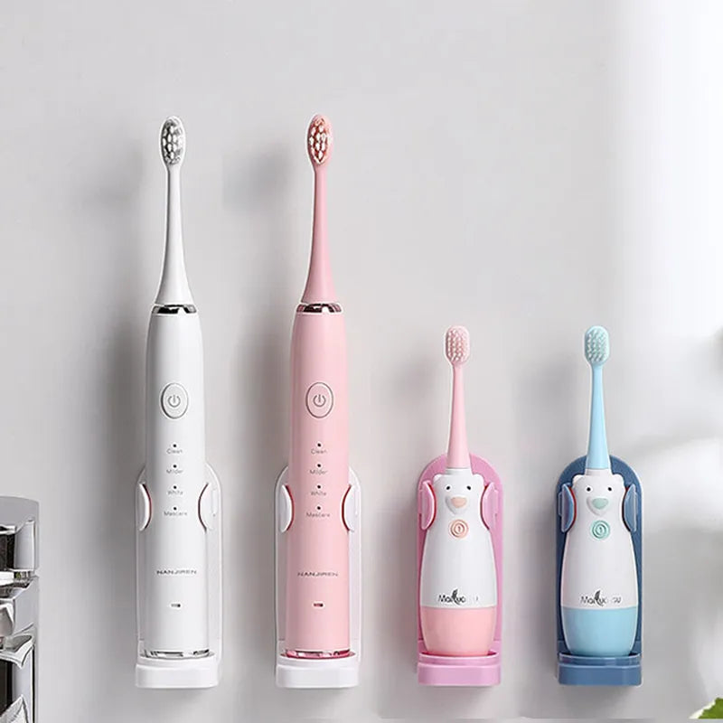 Silicone Non slip Wall Mount Electric Toothbrush Holder