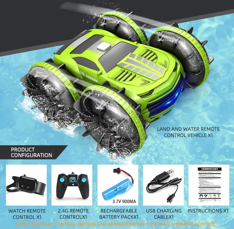 Waterproof Radio Controlled Stunt Car