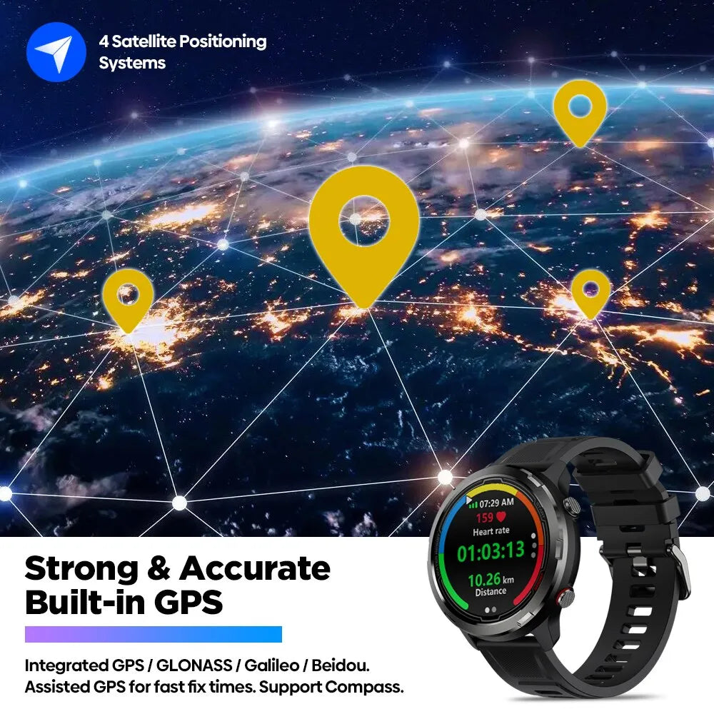 Lite Outdoor GPS Smart Watch