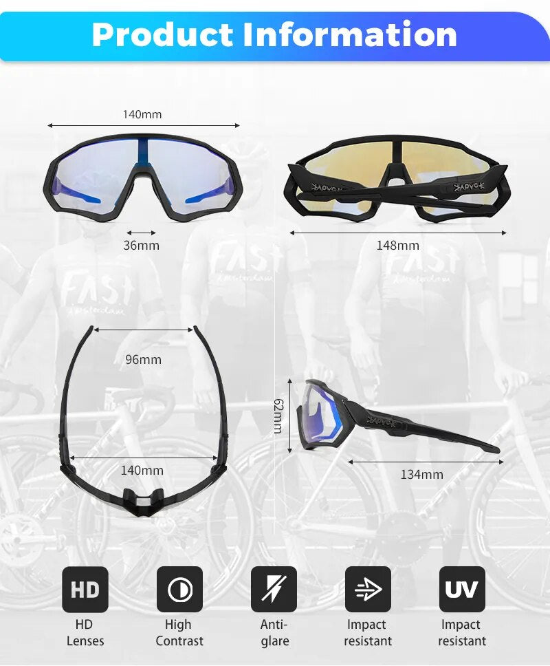 Photochromic Cycling Glasses