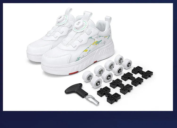 Kids Sneakers with 4 Wheels