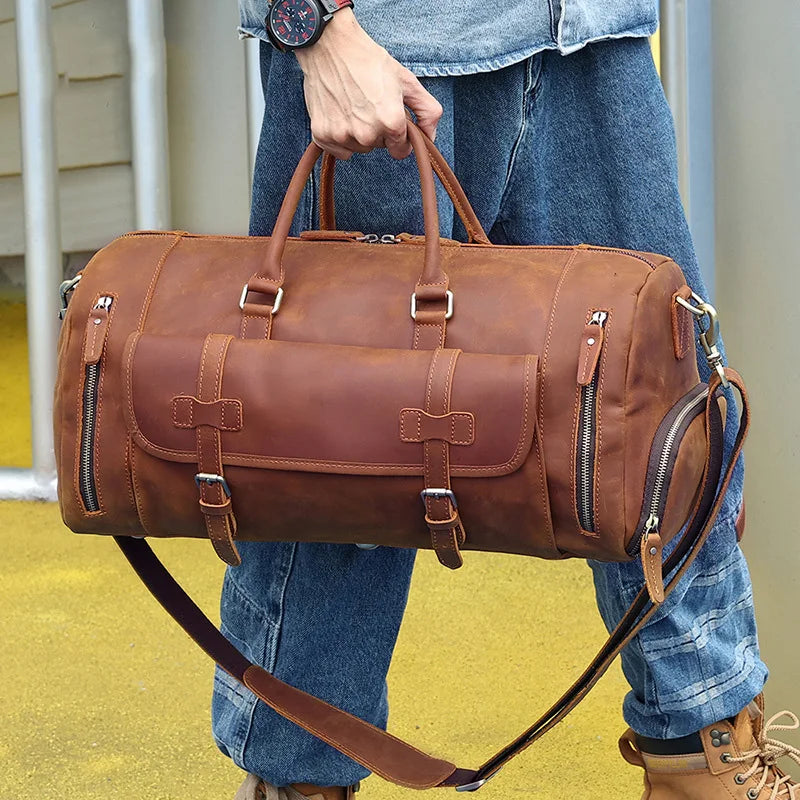 Vintage Genuine Leather Shoulder Bag