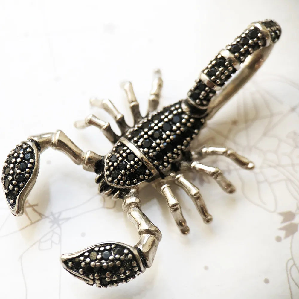 New Sterling Pendant Scorpion