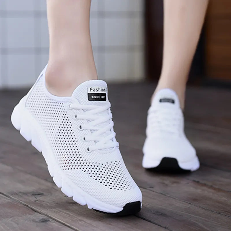 Breathable and Lightweight Flat Sneakers