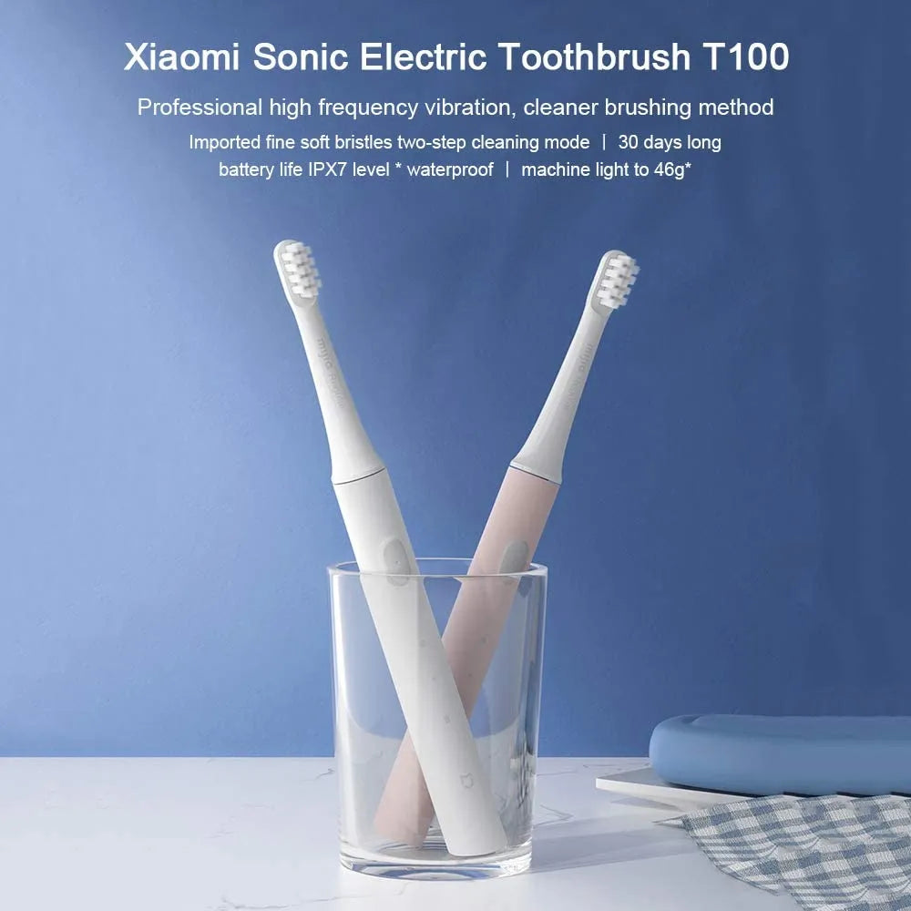 USB Waterproof Toothbrushes Rechargeable head