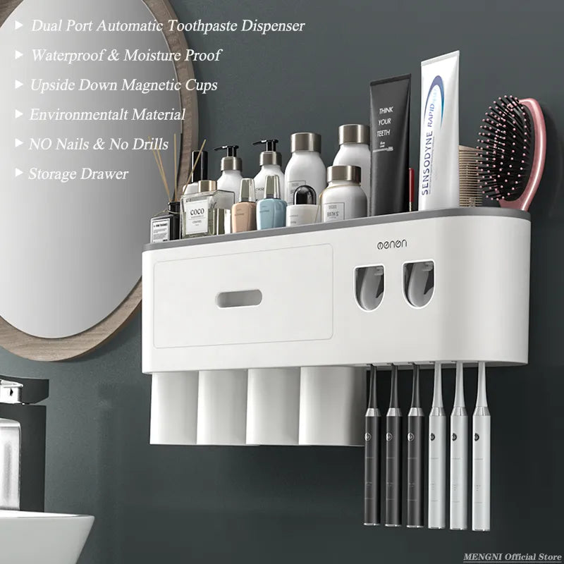 Wall Automatic Toothpaste Holder