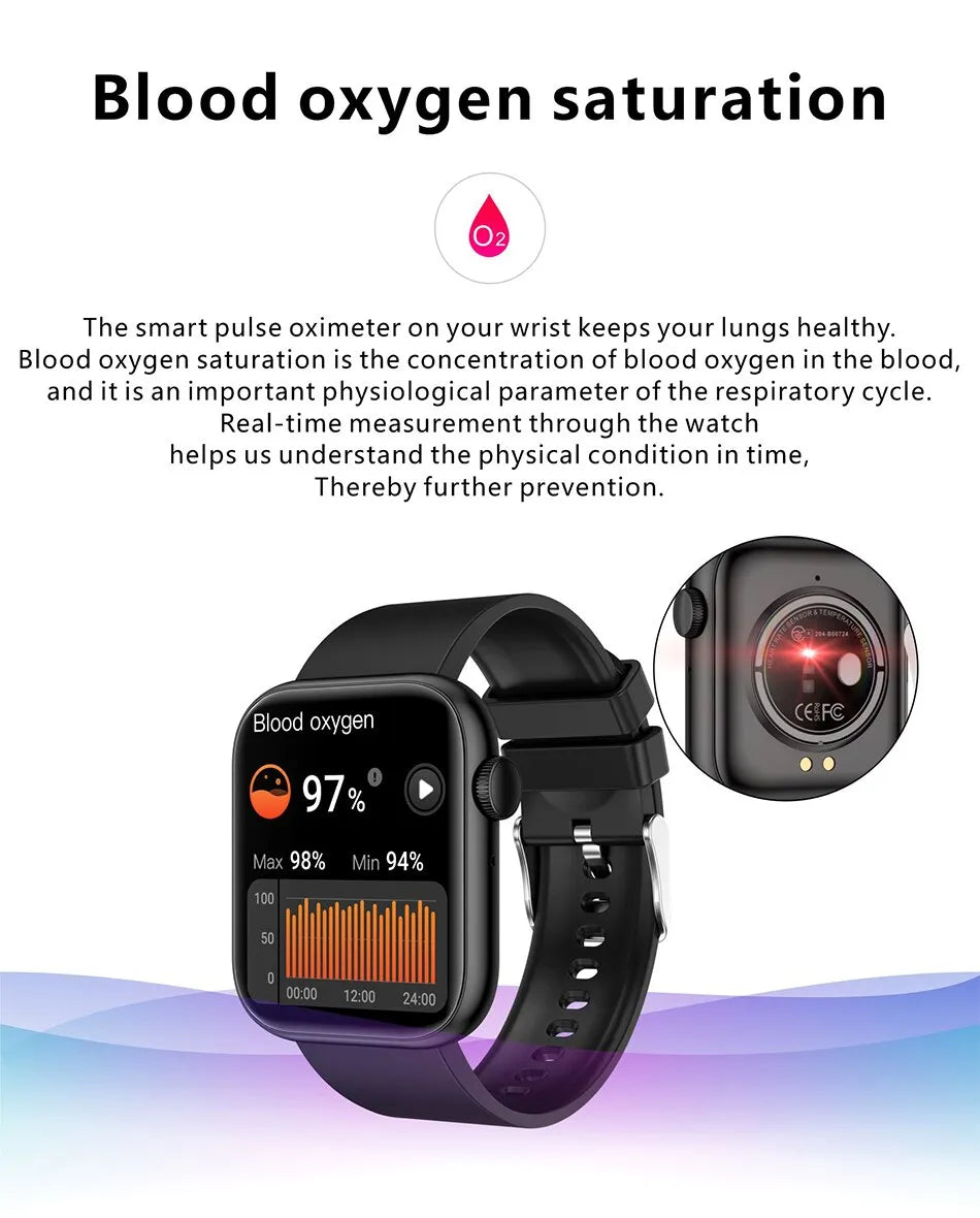 Full Touch Screen Bluetooth Call Waterproof Smart Watch