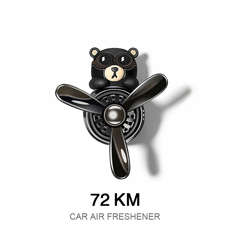 Car Air Freshener Bear Pilot Design Fragrance