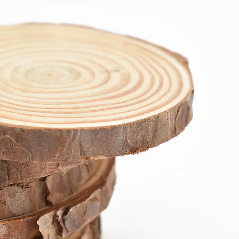 Rustic Pine Wood Slices for Diy Crafts and Weddings
