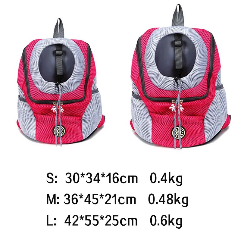 Portable Outdoor Pet Dog Carrier Backpack (S--L)