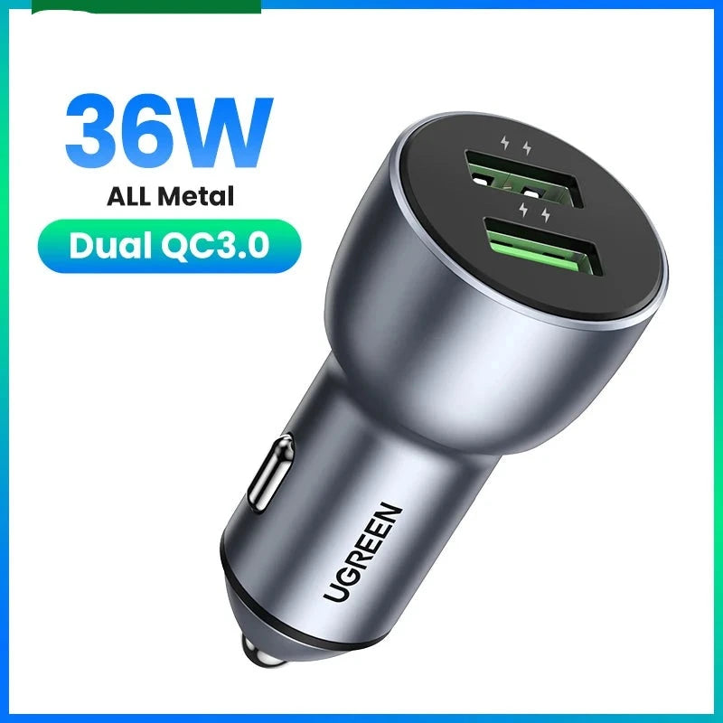 36W QC Car Quick Charger