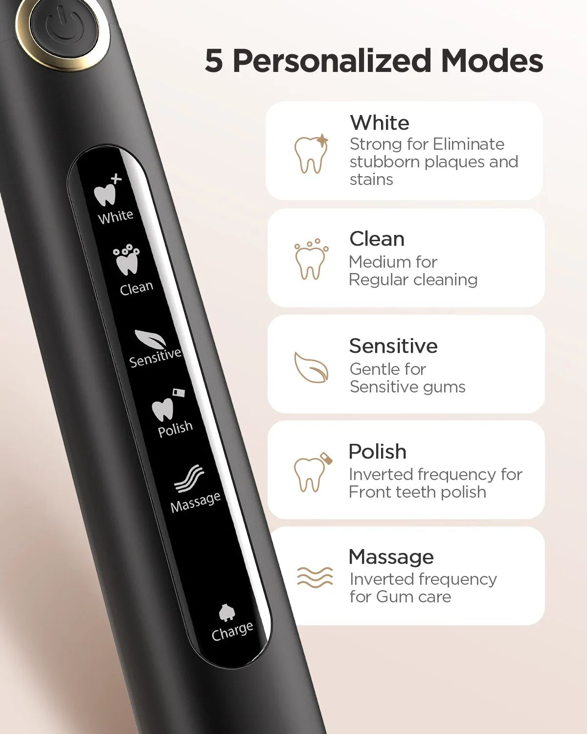 USB Charge Electric Sonic Toothbrush