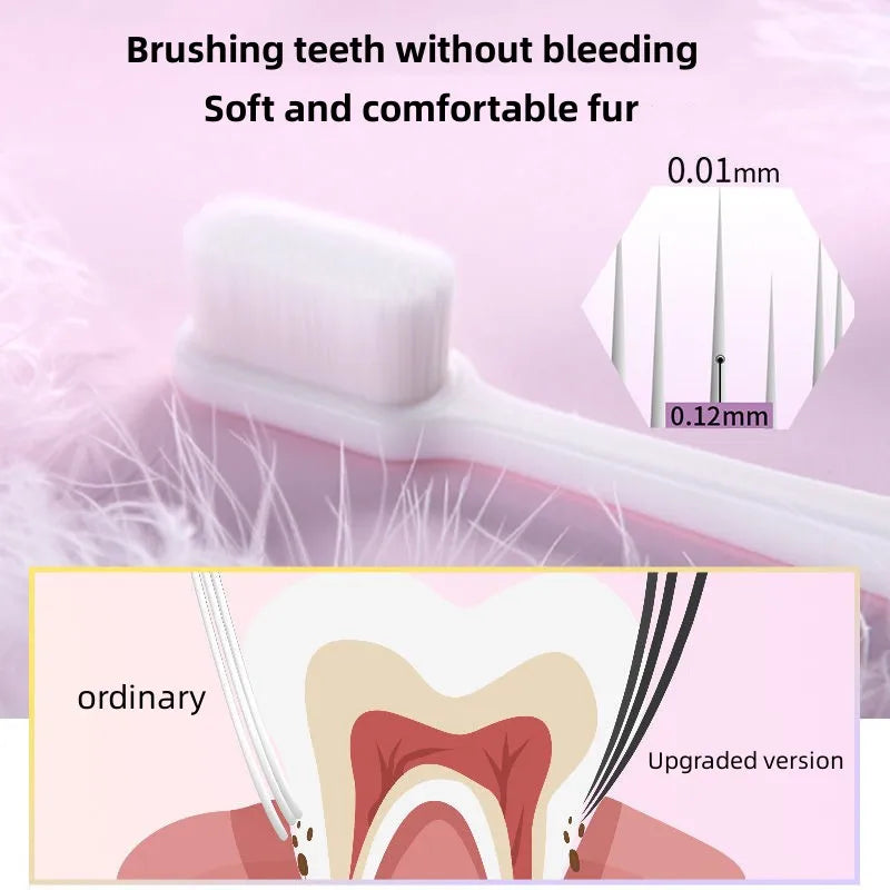 Deep Cleaning Portable Soft Toothbrush