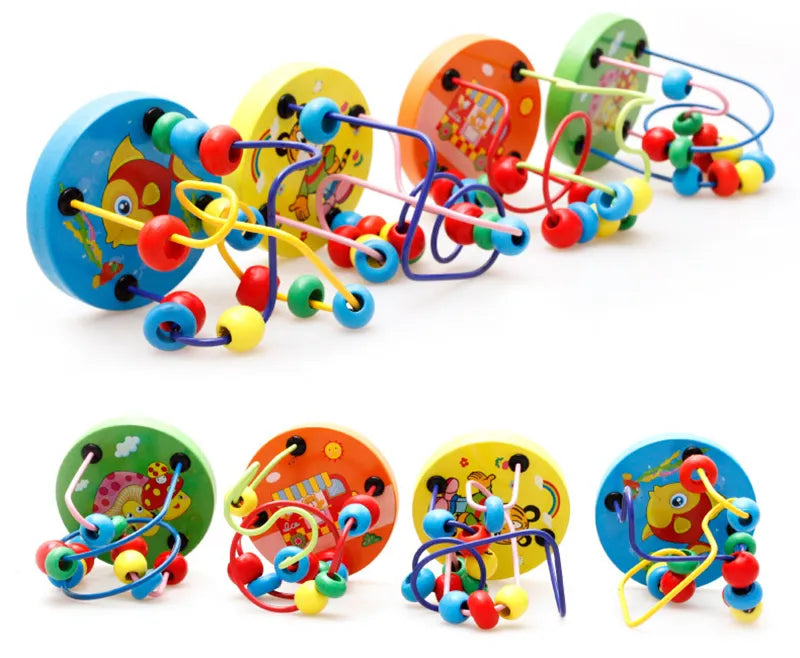 Wooden mini Circles Educational Math Toy