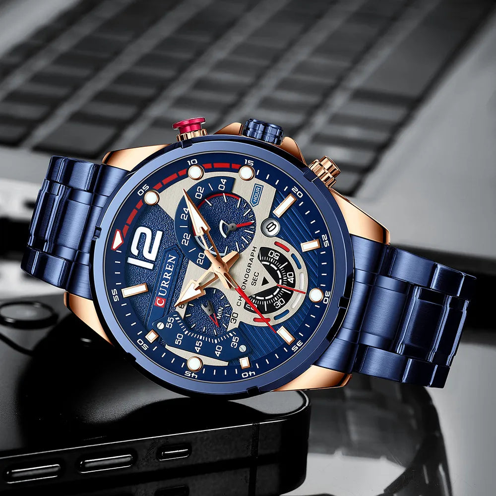 Sport Quartz Chronograph Wristwatches