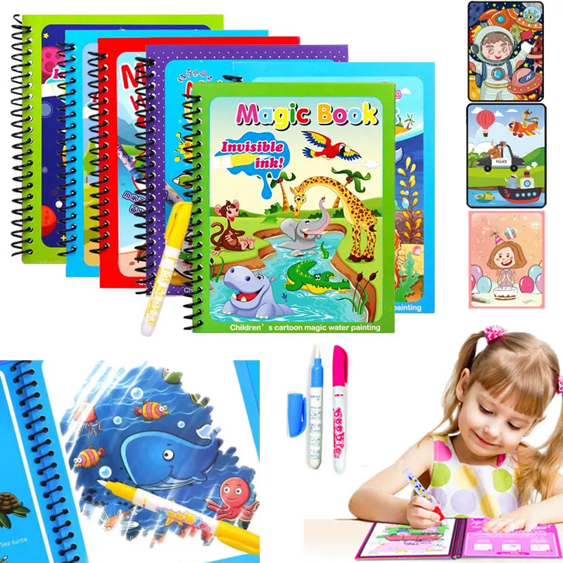 Magical Book Water Drawing Toys