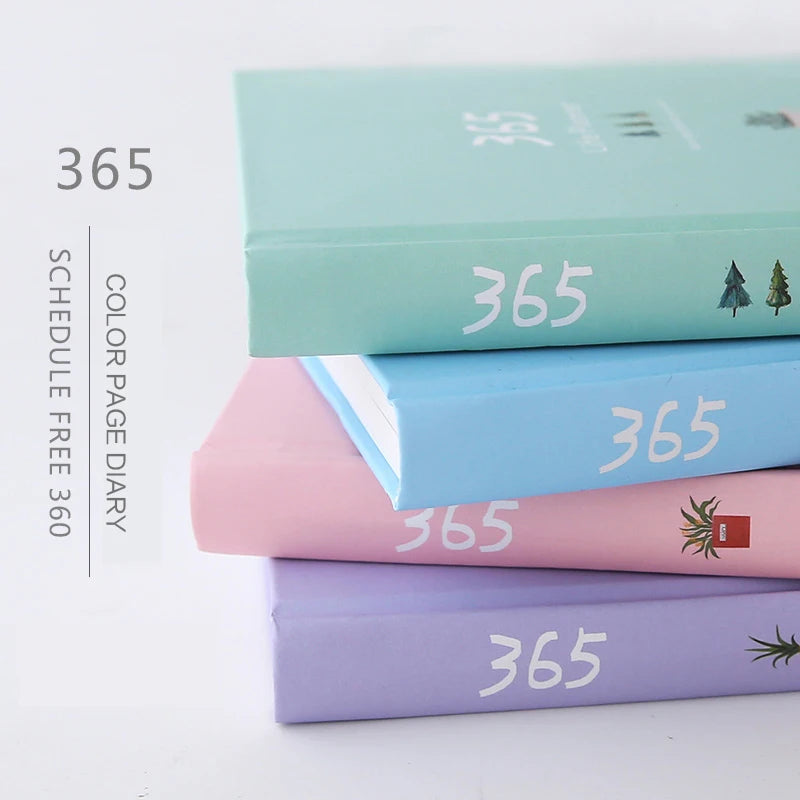 365 Day Plan Hardcover Notebook