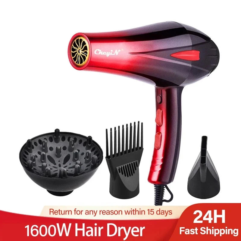 1600W Professional Powerful Hair Dryer