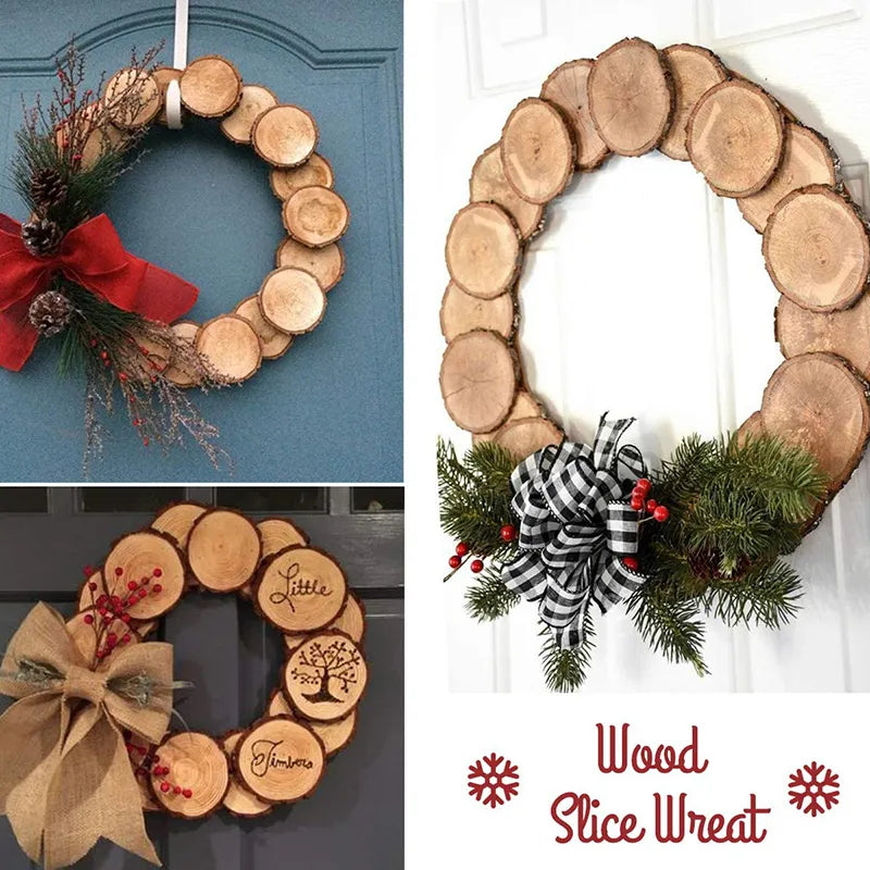 Rustic Pine Wood Slices for Diy Crafts and Weddings