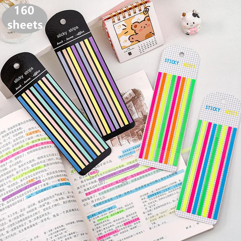 Transparent BookMarkers Index Tabs Flags Sticky Note Pad