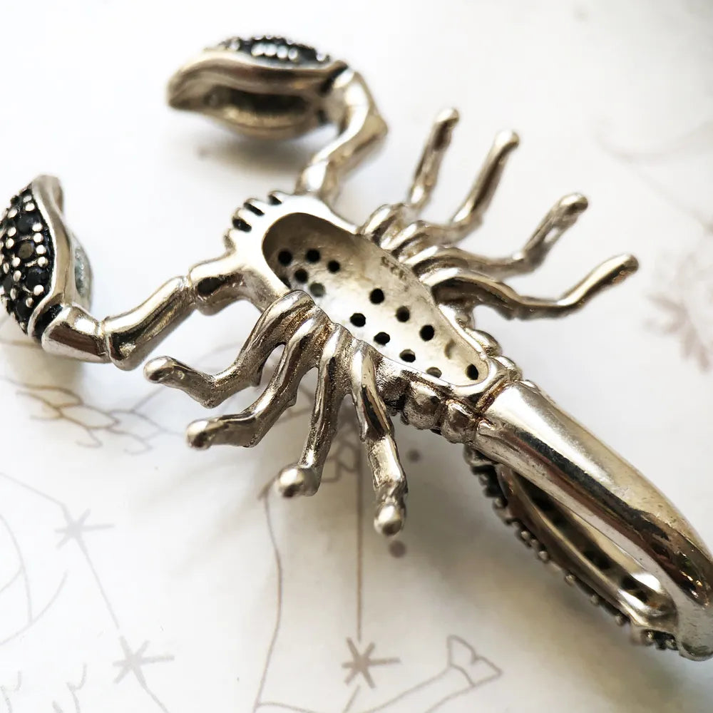 New Sterling Pendant Scorpion