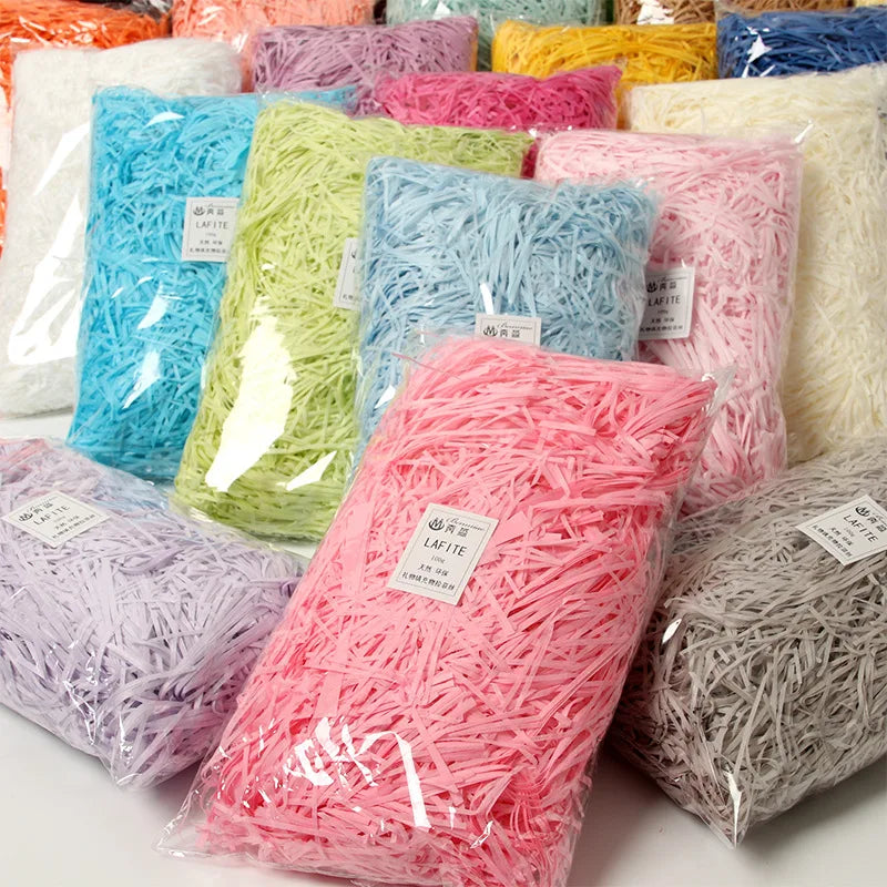 Multicolored Shredded Crinkle Paper