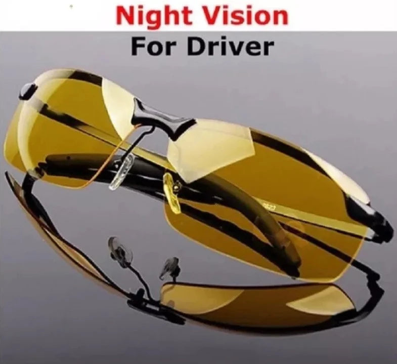 Night Vision Glasses PC Frame Polarized Sunglasses