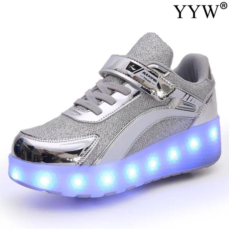 LED Roller Sneaker Skating Shoes