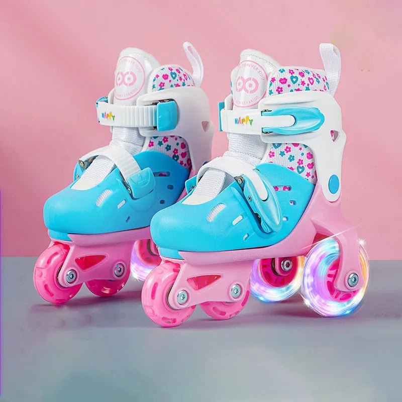 Adjustable 4-Wheel Skates for Children