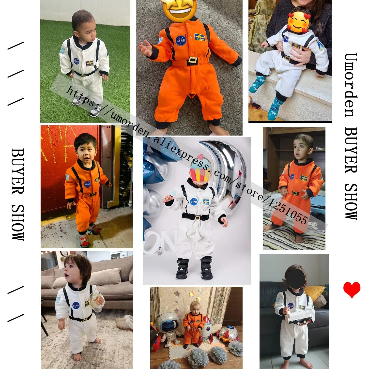 Astronaut Costume Space Suit Rompers For Baby